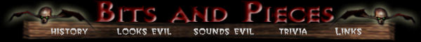 Evil Dead Bits Navigation Bar